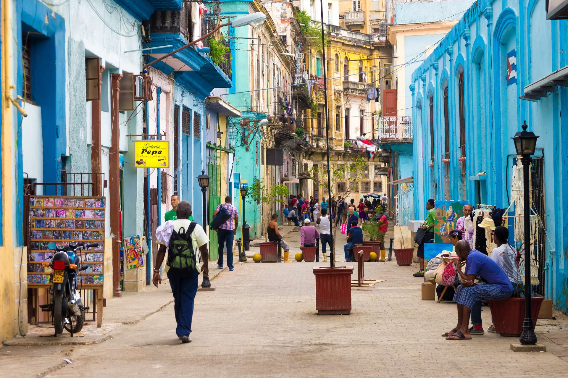 Kubańczycy na ulicy Hawany